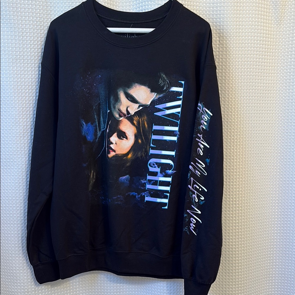 Black Twilight Graphic Sweater